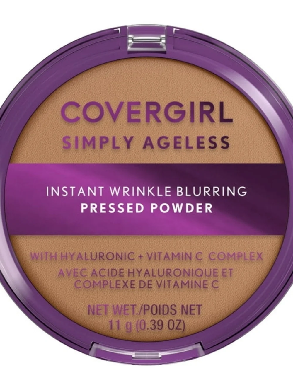 Covergirl Simply Ageless Instant Blurring Pressed Powder, 255 Soft Honey